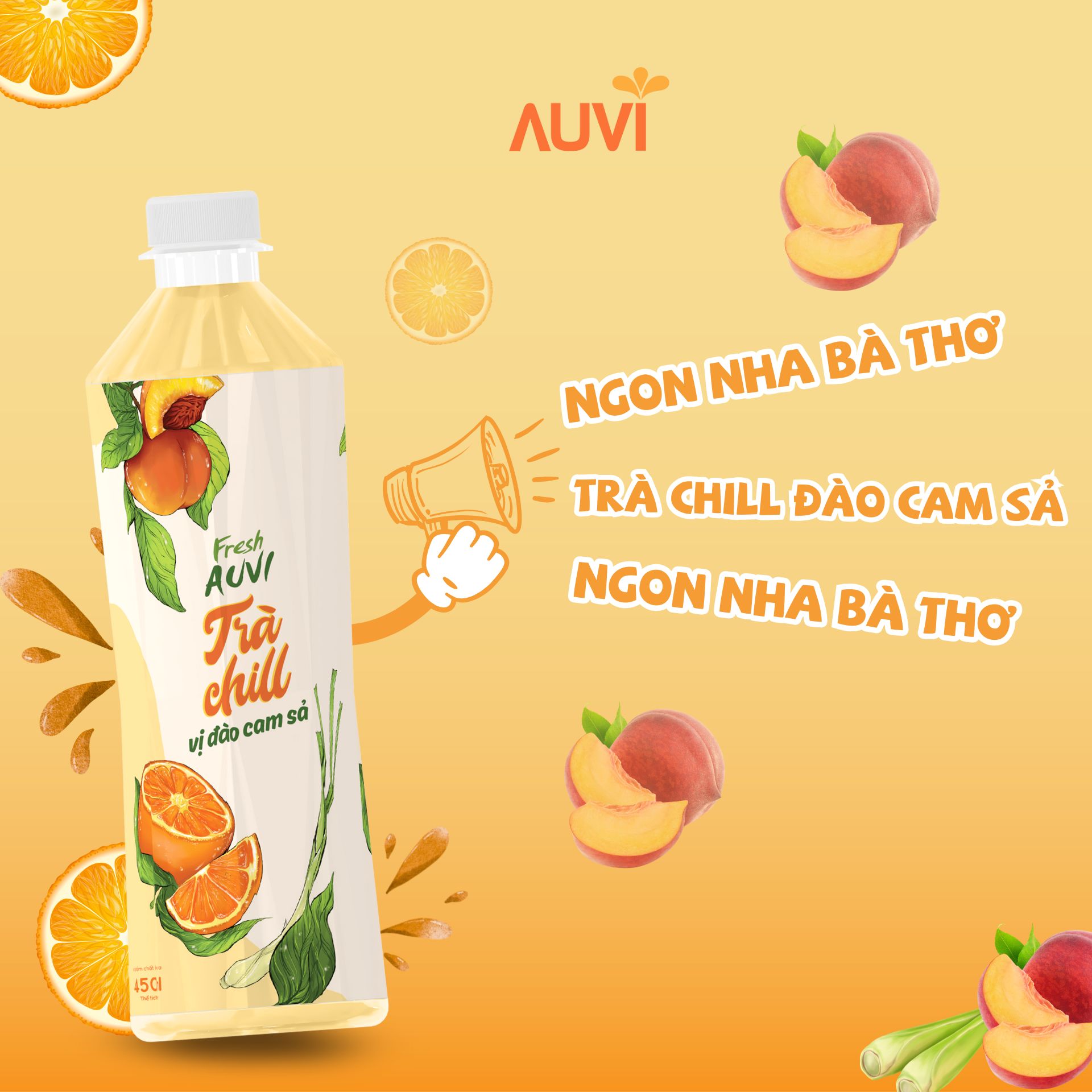 Trà Chill - Đào Cam Sả